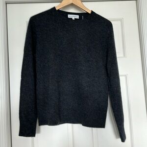 White and Warren Gray cashmere sweater